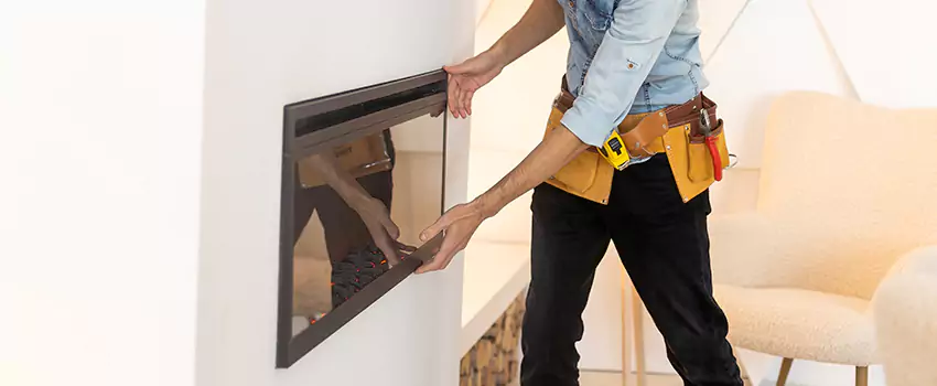 Metal Fireplace Installation in Plainfield, Indiana