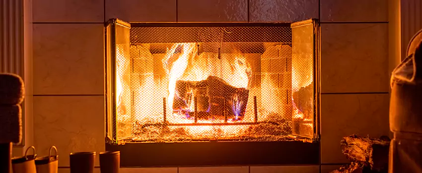Mendota Hearth Landscape Fireplace Installation in Plainfield, Indiana