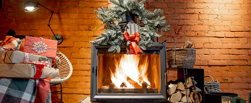 Travis Industries Linear Gas Fireplace Installation in Plainfield, Indiana