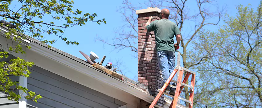 Vinyl and PVC Chimney Flashing Installation in Plainfield, IN